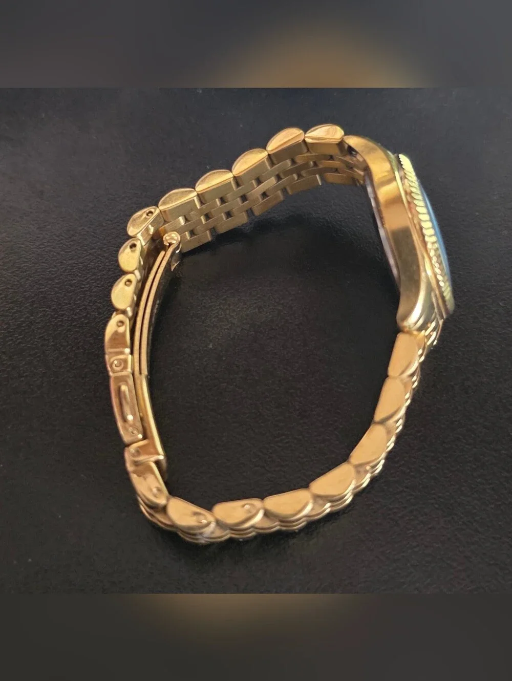 Michael Kors Gold Bracelet Watch with Blue Dial